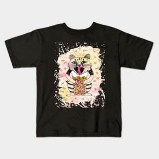 Emotional Cat Kids T-Shirt